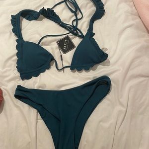 ZAFUL NEVER WORN GREEN BIKINI